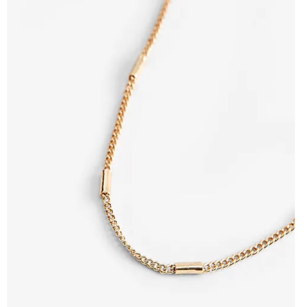 Express dot dash chain necklace